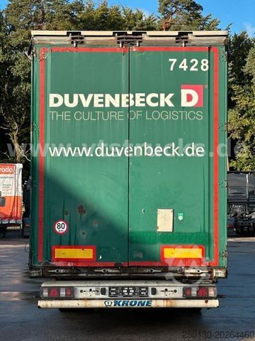 Otevřený návěs s plachtou KRONE SD MegaLiner Curtainsider Edscha-Verdeck