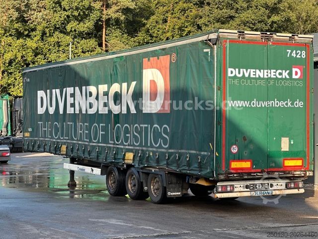 Otevřený návěs s plachtou KRONE SD MegaLiner Curtainsider Edscha-Verdeck
