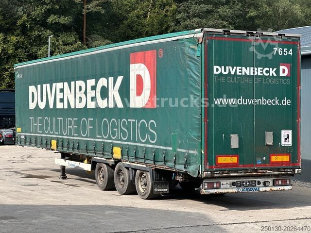 Otevřený návěs s plachtou KRONE SD MegaLiner Curtainsider Edscha-Verdeck