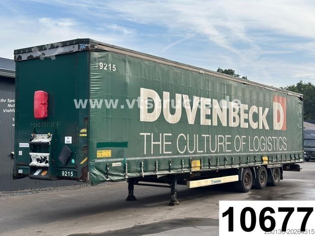 Naczepa otwarta z plandeką KRONE SD Curtainsider Edscha-Verdeck