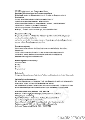 μηχανή κάμψης σωλήνων THOMAN RB 3L-CNC-S