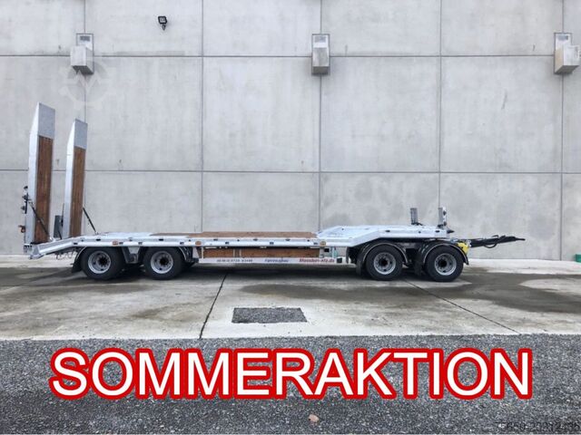 Remorque porte-engins surbaissée Möslein T 4 VB F  4 Achs Tieflader- Anhänger, Neufahrzeug