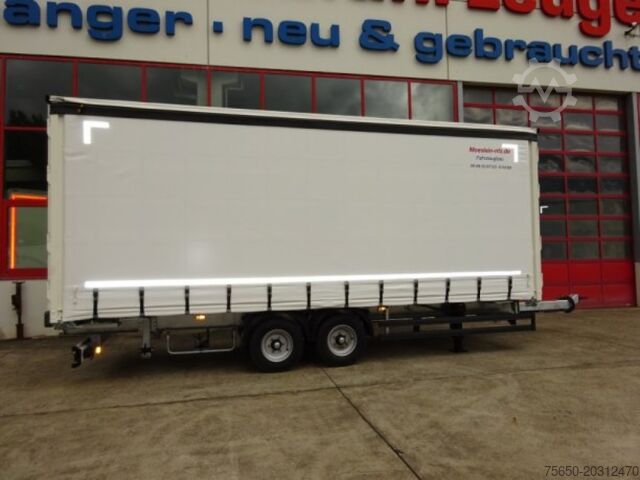 Öppen släpvagn med presenning Möslein TPW 105 D Schwebheim  Tandem- Planenanhänger Durchladen