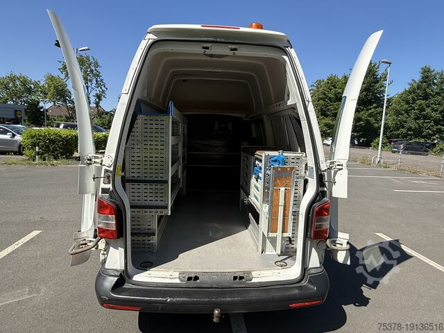 Skříňová dodávka VW T5 2.0TDI Kasten Hoch+Lang Sortimo+1.Han