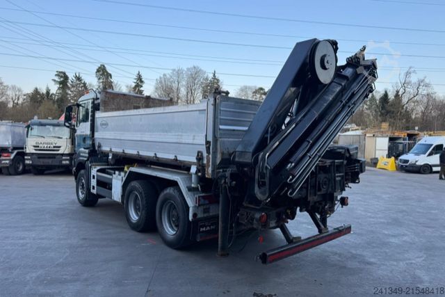 Tipper truck MAN TGS 33.480 6x4 Hiab 244-5