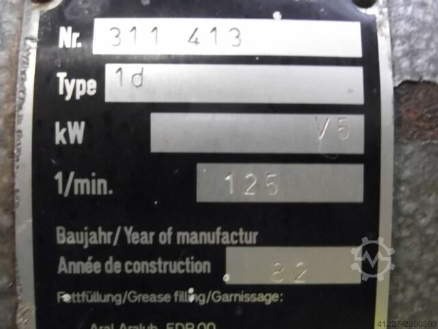 Motor reductor 0,55 kW 125 rpm Siemens 1LF3080-2A521Z