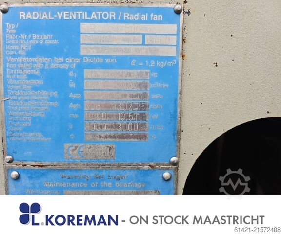 Ακτινωτός αναπνευστήρας Radial Ventilator