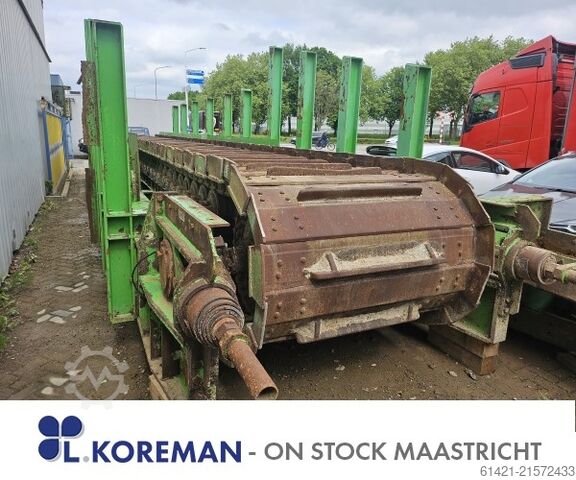 Transportador de plataforma de acero Hazemag Hazemag Steel Apron Conveyor