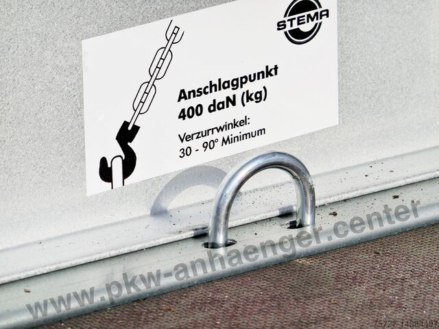 Rimorchio con caricatore basso STEMA Anhänger STEMA SyStema 1300kg gebremst A