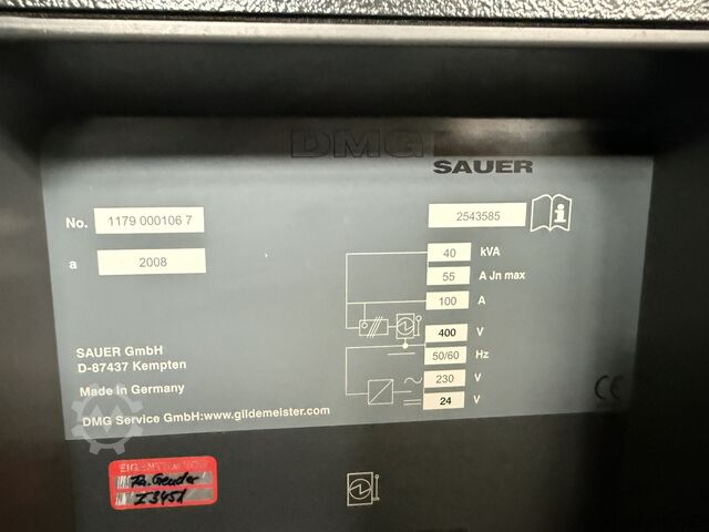 Universal-Bearbeitungszentrum DMG SAUER ULTRASONIC HSC LINEAR 20
