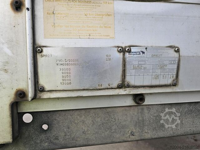 2005 SCHMITZ SPR27/2000 | GALVANISED  CHASSIS | SAF DISC. SCHMITZ SPR27/2000 | GALVANISED  CHASSIS | SAF DISC.