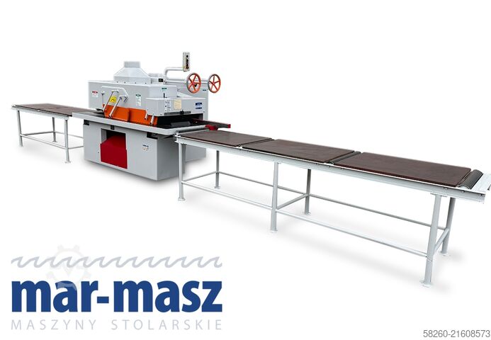 Crawler-type multi-blade saw with feed table x 2 Torwegge H34 380/120