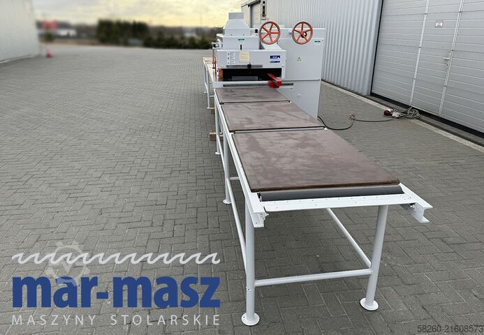 Crawler-type multi-blade saw with feed table x 2 Torwegge H34 380/120