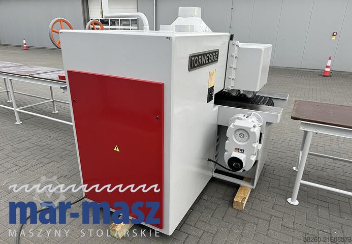 Crawler-type multi-blade saw with feed table x 2 Torwegge H34 380/120