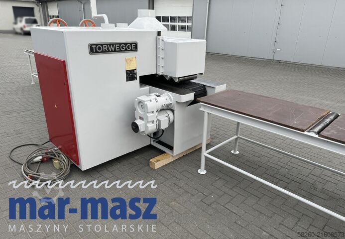 Crawler-type multi-blade saw with feed table x 2 Torwegge H34 380/120