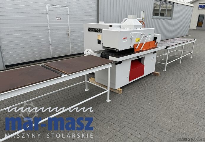 Crawler-type multi-blade saw with feed table x 2 Torwegge H34 380/120