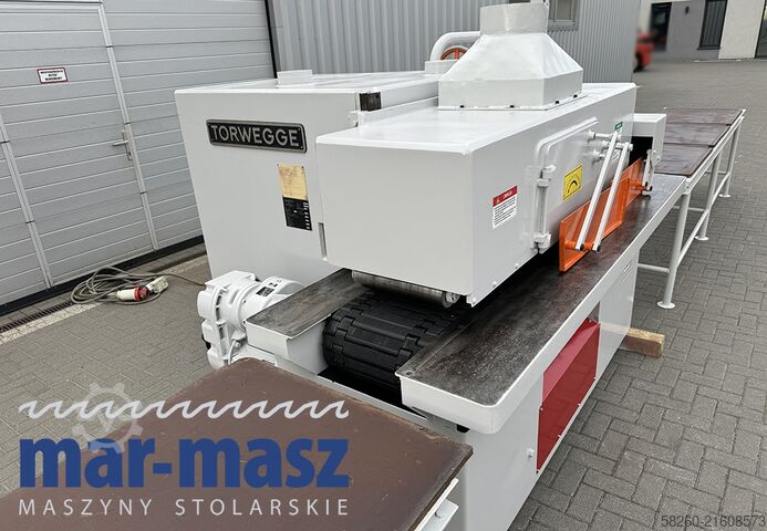 Crawler-type multi-blade saw with feed table x 2 Torwegge H34 380/120