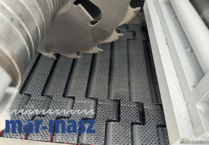 Crawler-type multi-blade saw with feed table x 2 Torwegge H34 380/120