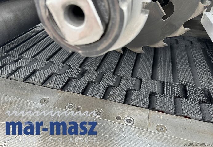 Crawler-type multi-blade saw with feed table x 2 Torwegge H34 380/120