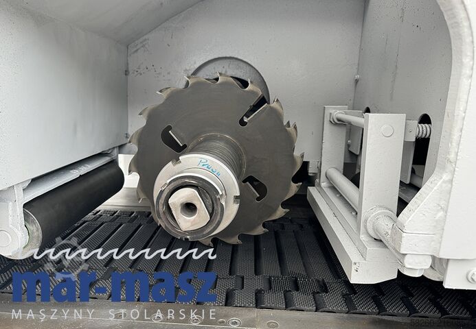 Crawler-type multi-blade saw with feed table x 2 Torwegge H34 380/120