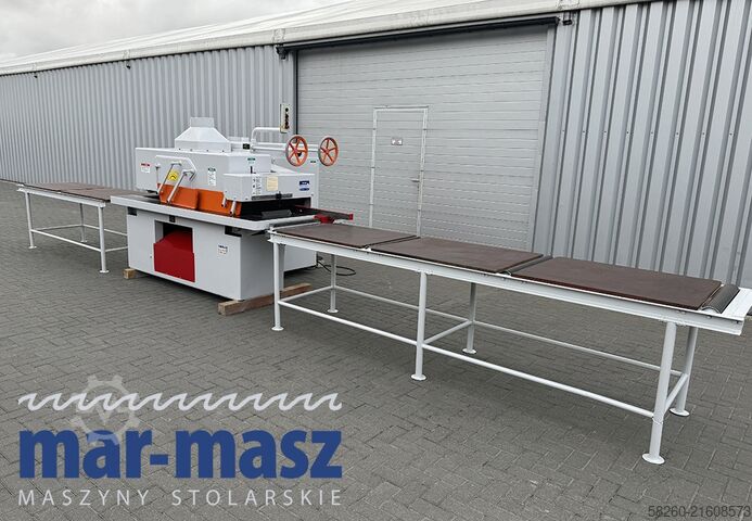 Crawler-type multi-blade saw with feed table x 2 Torwegge H34 380/120