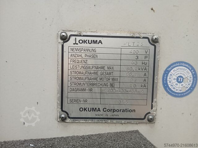 CNC lathe Okuma LT 25-MY
