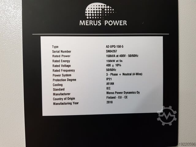 UPS / UPQ MERUS POWER UPQ