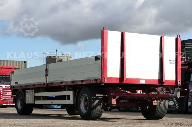 Open aanhangwagen MEUSBURGER MPA-2 Pritsche Baustoffanhänger Bordwände