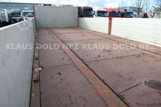 Open aanhangwagen MEUSBURGER MPA-2 Pritsche Baustoffanhänger Bordwände