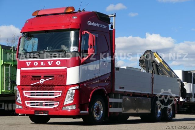 Camion cu platformă VOLVO FH 500 Pritsche Kran Palfinger Funk Vollluft EU6