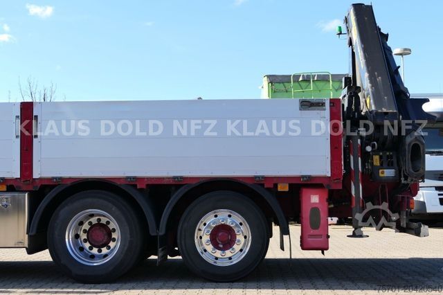 Camion cu platformă VOLVO FH 500 Pritsche Kran Palfinger Funk Vollluft EU6