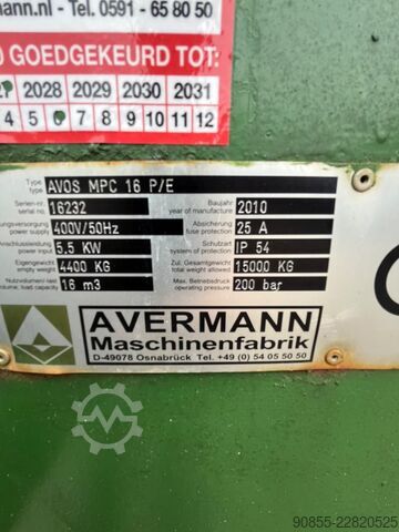 Perscontainer Avermann MPC 16 P/E/R