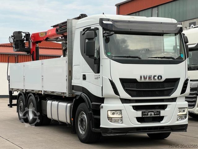 Autolaadkraan IVECO STRALIS 460 E6*PALFINGER 14M*LENK-/LIFT *ACC*