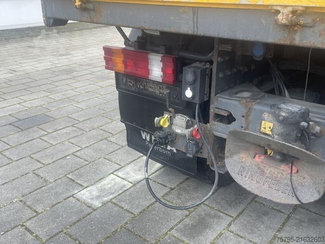 Camião de plataforma MERCEDES-BENZ Actros 3343 MP1 6x4 Pritsche Kran HMF 20.00 20m/