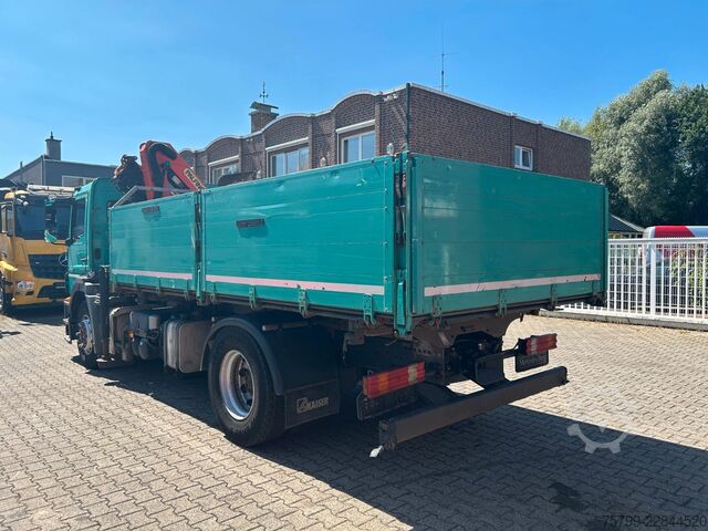 Camion-benne tricar MERCEDES-BENZ 1833 Axor  3Skipper + PK 12002 Kran 4x2