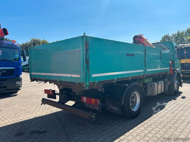 Camion-benne tricar MERCEDES-BENZ 1833 Axor  3Skipper + PK 12002 Kran 4x2