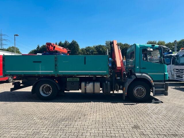 Camion-benne tricar MERCEDES-BENZ 1833 Axor  3Skipper + PK 12002 Kran 4x2