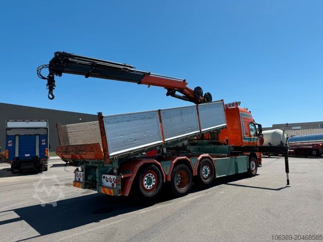 Autolaadkraan VOLVO FM500 8x2*6 Crane HMF 2620 K5 Pendel Tipper