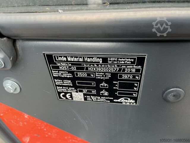 LPG-vorkheftruck Linde H25T-02