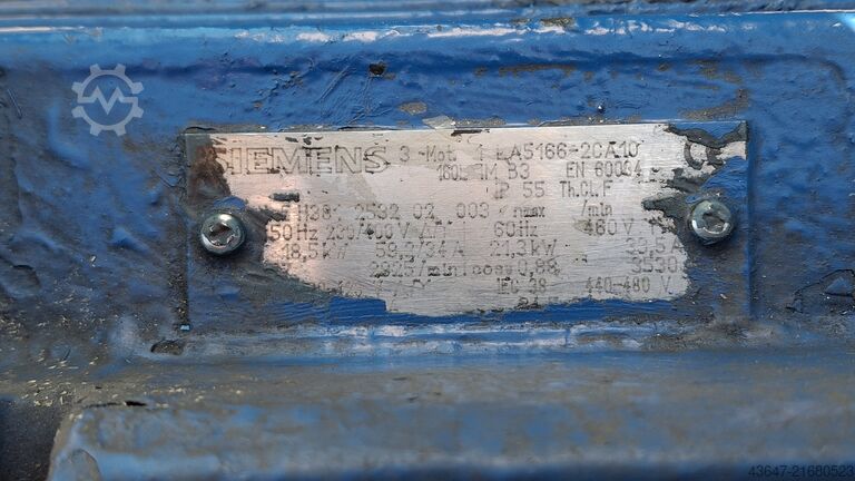 Centrifugalblæser, 18,5 kW, blæser  
