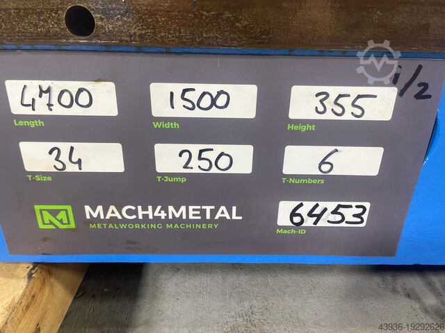 Klemplaat 4700 x 1500 (2 stuks) Asquith SDT