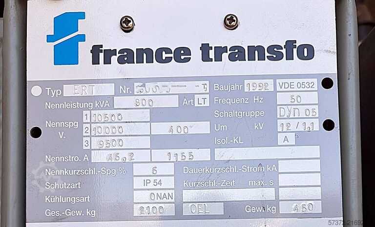 Trasformatore France Transfo ERT
