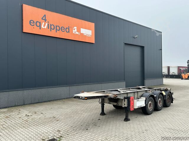  Van Hool 20FT ADR CHASSIS / galvanized / MB DISC / 2x li...
