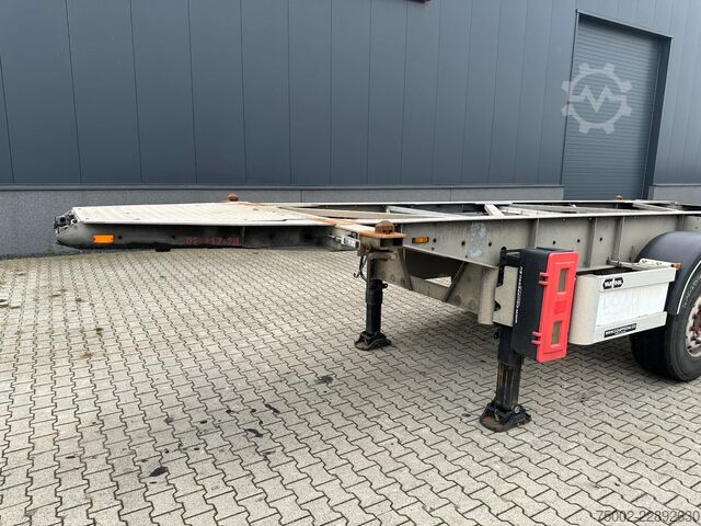  Van Hool 20FT ADR CHASSIS / galvanized / MB DISC / 2x li...