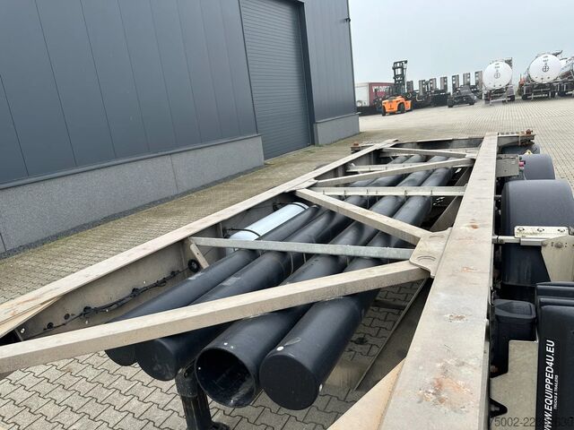  Van Hool 20FT ADR CHASSIS / galvanized / MB DISC / 2x li...