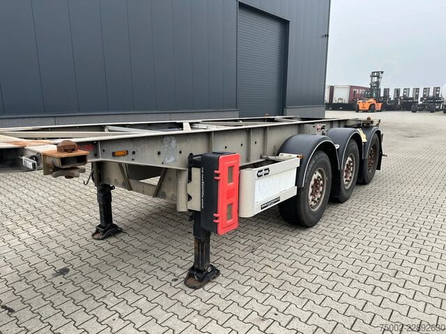  Van Hool 20FT ADR CHASSIS / galvanized / MB DISC / 2x li...