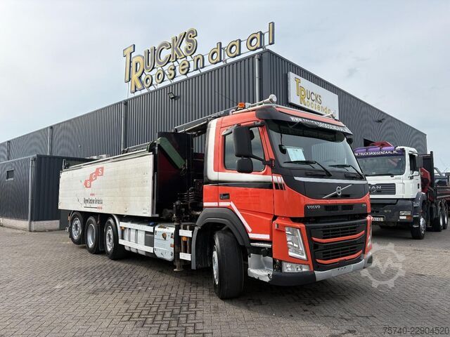 Kraanwagen Volvo FM 420 + HMF 1643 Z2---2X EXT. + REMOTE + TIPPE...