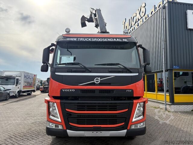 Kraanwagen Volvo FM 420 + HMF 1643 Z2---2X EXT. + REMOTE + TIPPE...