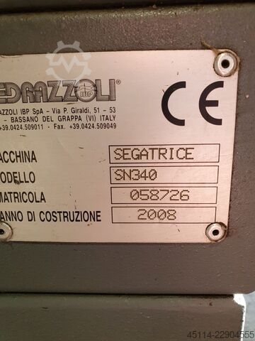 Tračna testera & električna tračna testera Pedrazzoli SN 340 SN-IDR