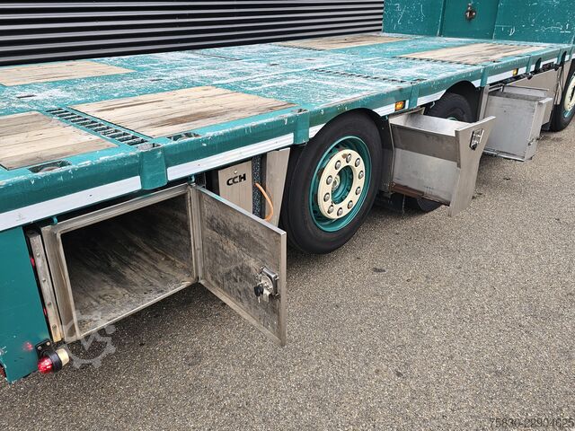 Plataforma de carga Scania R450 8x2 / HMF 60TM / CRANE / KRAN
